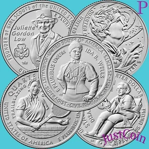 2025-P AMERICAN WOMAN SUBSCRIPTION UNCIRCULATED QUARTERS FIVE RELEASES * PRESALE - Picture 1 of 2