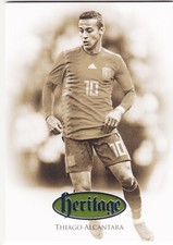 2018 Futera Unique Heritage Silver #031 Thiago Alcantara Spain 24/39