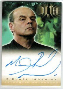 OUTER LIMITS SEX CYBORGS & SCIENCE FICTION A4 MICHAEL IRONSIDE AUTOGRAPH TOP GUN