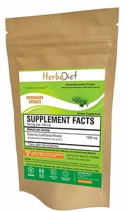 Herbadiet Rosemary Extract Powder 20:1 Anti-oxidant Rosmarinic Carnosic Acid - Picture 1 of 2