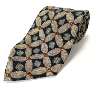 Cravatta vintage Robert Talbott Best of Class Nordstrom lusso blu stampata seta - Foto 1 di 8