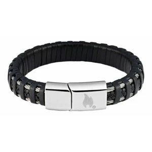 PULSERA DE CUERO TRENZADO DE ACERO ZIPPO 20 CM / 7.9 PULGADAS ARTÍCULO SIN PRECIO BASE 2.006.232 NUEVO - Imagen 1 de 4