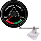 52mm Boat Angle Indicator Waterproof 8-color Backlight for Engineering Machinery