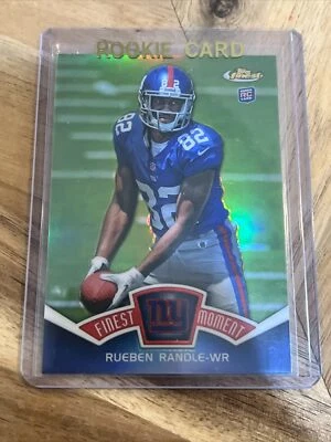 2012 Topps Finest Finest Moments Refractor Rueben Randle #FM-RR Rookie RC - Image 1 of 2