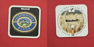 Bischoff Winnweiler schwarz mit Logo Brauerei Bierdeckel Coaster Beermat - Picture 1 of 1