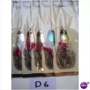 5x 8g Spinnex Fishing Lures Pike Trout Perch Chubb Salmon Herring - Picture 1 of 1