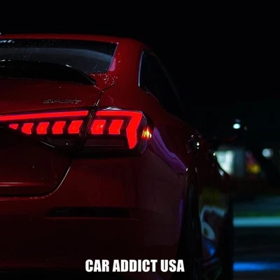 Luces traseras LED para 11ª generación Honda Civic Sedán 2022-2025 luz trasera lente ahumada Foto 1 de 4