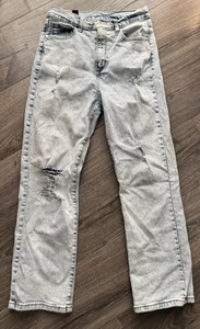 Art Class Girl Blue Denim Jeans Hi-Rise Distressed Light Wash Sz 14 Distressed - Picture 1 of 12