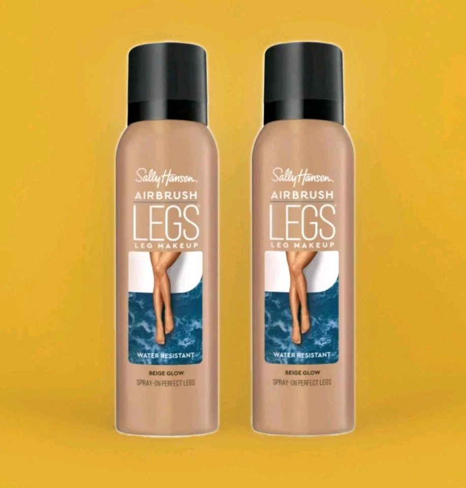 ✨ Lote de 2 paquetes - Maquillaje en spray para piernas con aerógrafo Sally Hansen 4,4 oz - BEIGE GLOW Foto 1 de 1