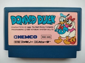 Donald Duck 1988 Famicom CLEANED & TESTED Works KEMCO OT