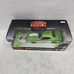 She Hulk 1973 Plymouth Barracuda Green Metallic & White - Picture 1 of 5