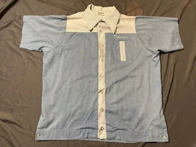 Vtg King Louie TS&R Uranium Mining Bowling Shirt Nuclear Homer Simpson Chain - Image 1 of 4