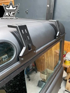 Land Rover Defender Supports en acier inoxydable pour barres de toit - Picture 1 of 7