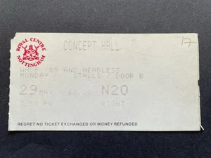 Wasp Ticket 1989 Plus Travel Ticket - Picture 1 of 2