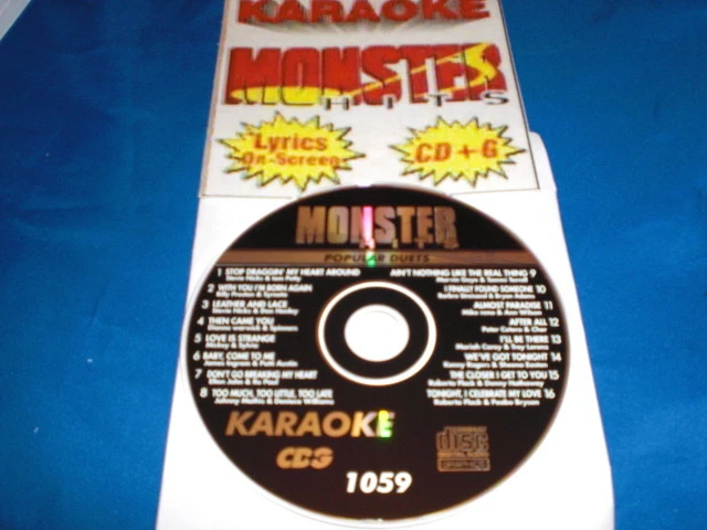 Karaoke Monster Hits CD G Female Standards 1040