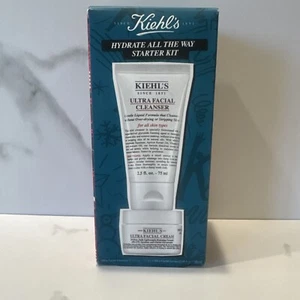 Kiehl's Hydration Starter Kit Ultra Facial Cleanser 2.5oz. Facial Cream 0.95oz. - Picture 1 of 7