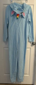 Under Disguise Unicorn 3D Horn Hooded Long Sleeve Union Suit Pajamas Size S/M - Picture 1 of 5