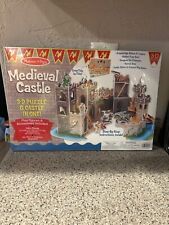 Melissa Doug Medieval Castle 3D Puzzle Play Set Dragon Knights Creative Learning