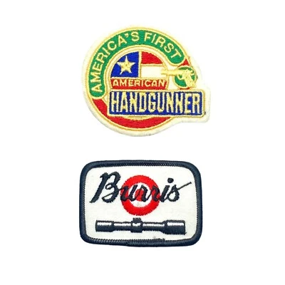 Parche deportivo BURRIS miras de rifle caza America’s First Handgunner armas de fuego Foto 1 de 4