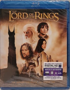 The Lord of the Rings: The Two Towers (Blu Ray/DVD, 2002) Elijah Wood Brand New! - Picture 1 of 2
