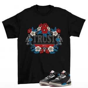 Trust Sneaker Shirt schwarz passend zu Jordan 3 Retro selten Air IB8967-004 - Bild 1 von 2