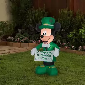 Inflable de resorte de Mickey Mouse de Disney soplado por aire de 3,5' - Imagen 1 de 1