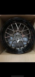 One F1R F21 v2 18x8.5 +45 73.1 hub bore 5x112 / 5x114.3 Bronze Black Lip - Photo 1 sur 7