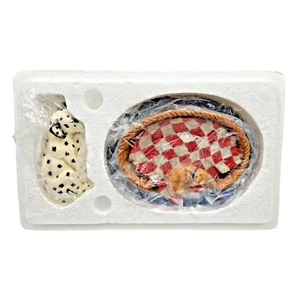 1996 Hamilton Collection Spot Takes a Nap Seeing Spots Dalmatian Dog Figurine - Picture 1 of 5