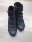JOSEF SEIBEL Womens Boots Size UK5 EU38 Black Leather Buckle/Zip Up Designer