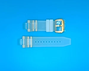 Authentic Invicta Subaqua 24361 White Transparent Silicone 28MM Watch Band - Picture 1 of 3