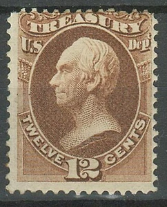 United States 1873 12c ☀ Treasury - Sc. 350 $ ☀ MH Unused - Picture 1 of 2