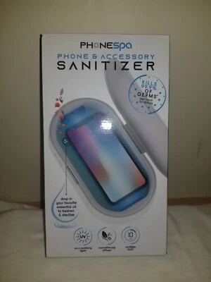 NEW PhoneSpa Phone And Accessory Sanitizer, Kills 99.9% Of Germs, New In Box - Image 1 of 3