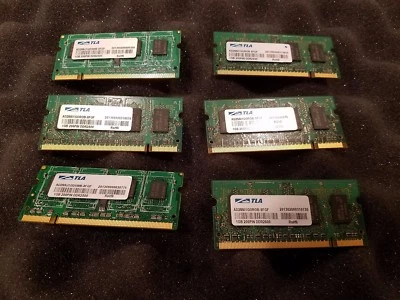 6GB (6x1GB) Samsung 1GB PC2-6400 DDR2-800 800 MHz Memory RAM M470T2864FB3-CF7 - Image 1 of 3
