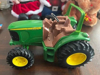 John Deere Tough Tractor 1/16 scale Die Cast Hood Farm toy - ERTL - Image 1 of 4