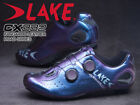 Chaussures de cyclisme en peau de kangourou LAKE CX332 : Japon Ltd bleu EU43,5-50 (largeur) Li2 NEUF