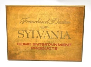 INSEGNA PUBBLICITARIA VINTAGE LEGNO SYLVANIAN FRANCHISING RIVENDITORE NEGOZIO - Foto 1 di 5