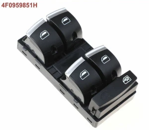 NEW Master Power Window Control Switch For AUDI A3 8P A4 S4 RS4 B6*B7 A6 S6 Q7* - Foto 1 di 6