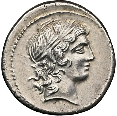 L. Marcius Censorinus (82 aC), NGC Ch AU, República Romana AR Denario Foto 1 de 4