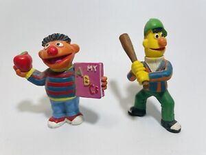 Sesame Street Baseball Bert and Ernie PVC figure Muppets Applause