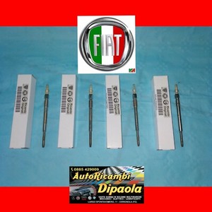 FIAT 46796050 ORIGINAL 4 CANDLE KIT LARGE POINT IDEA PANDA 1.3 MULTIJET