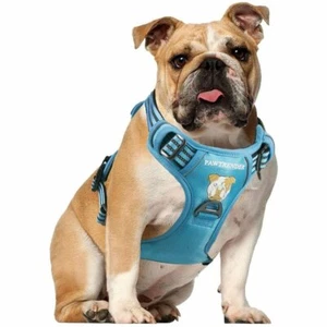 Pawtrender No Pull Dog Harness with Handle Reflective Adjustable Dog Vest SKY BL - Picture 1 of 12