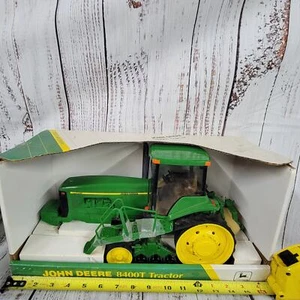 Vtg 1998 1/16 Ertl John Deere 8400T Tractor-Tracks diecast/plastic green/yellow - Picture 1 of 10