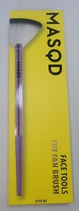 MASQD Face Tools - The Fan Brush Synthetic Bristles - 1ct NEW AS SHOWN - Picture 1 of 3