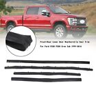 Front+Rear Lower Door Weather Strip Seal Trim For Ford F250 F350 Crew Cab 99-16'