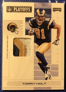 Parche de 3 colores 1/5 de los playoffs de la NFL 2007 Torry Holt - Imagen 1 de 2