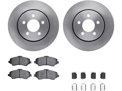 For 2008-2012 Jeep Liberty Brake Pad and Rotor Kit Dynamic Friction 43331MTFR - Image 1 of 2