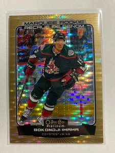 2022-23 O-Pee-Chee OPC Platinum Seismic Gold #241 Bokondji Imama RC 28/50 - Picture 1 of 2
