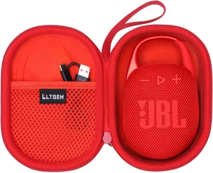 LTGEM Hülle Kompatibel mit JBL Clip 4/5 Ultra Tragbar Wasserdicht Staubdicht Blau - Bild 1 von 18
