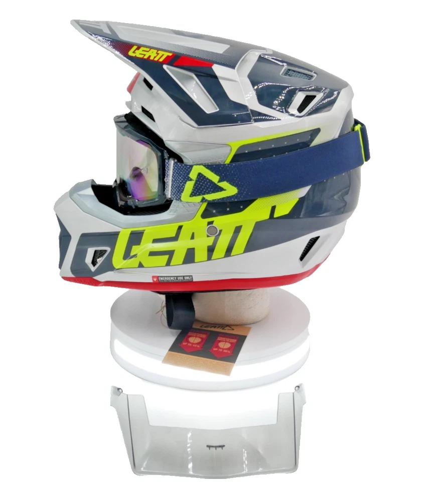 Kit Casco Leatt Moto 7.5 V25 con Gafas Acero Gris/Negro Talla Grande - 1025100383 Foto 1 de 4