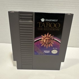 Authentic ~ Testes ~ Taboo: The Sixth Sense Nintendo NES ~ Fast Free Shipping